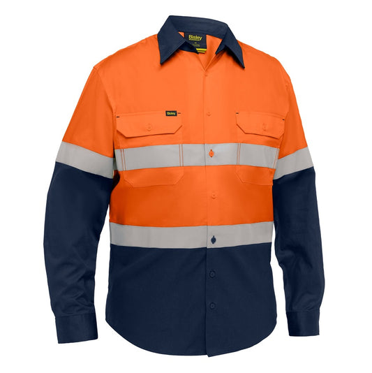 Bisley BL6390T Industrial Womens Taped Hi Vis Cool Lightweight Vented Shirt