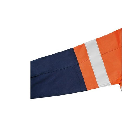 Bisley BS6448T 3M Taped Two Tone HiVis Mens Industrial Cool Vented Shirt