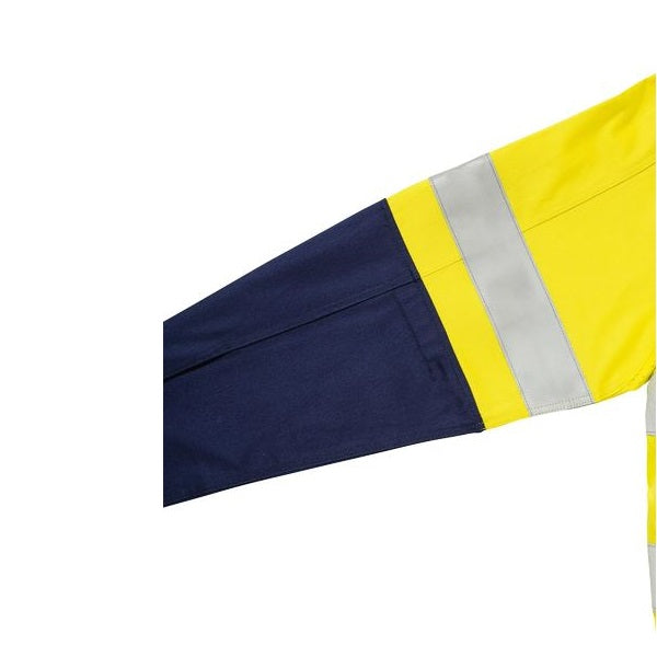 Bisley BS6448T 3M Taped Two Tone HiVis Mens Industrial Cool Vented Shirt