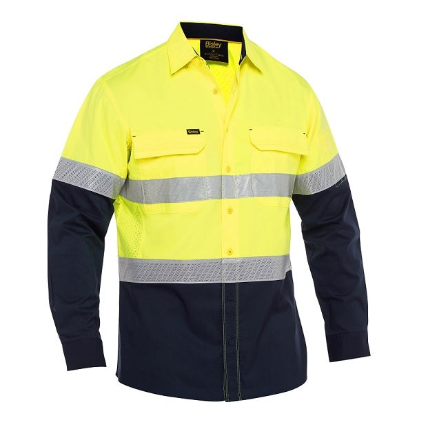 Bisley BS6491T X Airflow™ HiVs Taped Stretch Ripstop Shirt