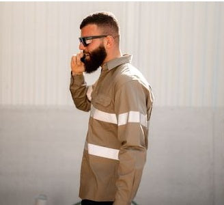 Bisley BS6883T Taped Cool Lightweight Drill Shirt