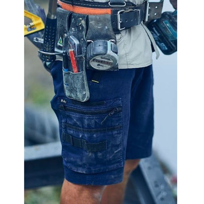 Bisley BSHC1330 Flex and Move Stretch Utility Zip Cargo Shorts