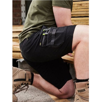 Bisley BSHC1330 Flex and Move Stretch Utility Zip Cargo Shorts