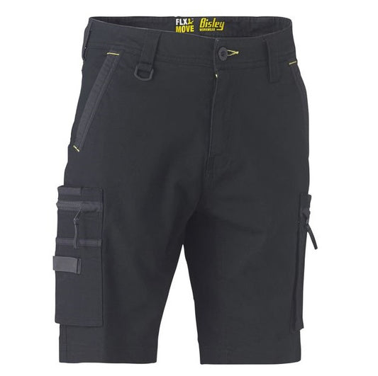 Bisley BSHC1330 Flex&Move™ Stretch Utility Zip Cargo Shorts