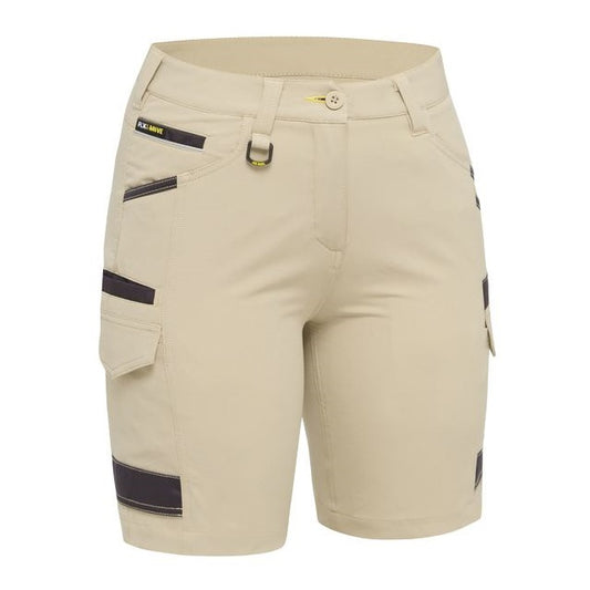 Bisley BSHL1332 Womens FLX & Move 4-Way Stretch Zip Cargo Short