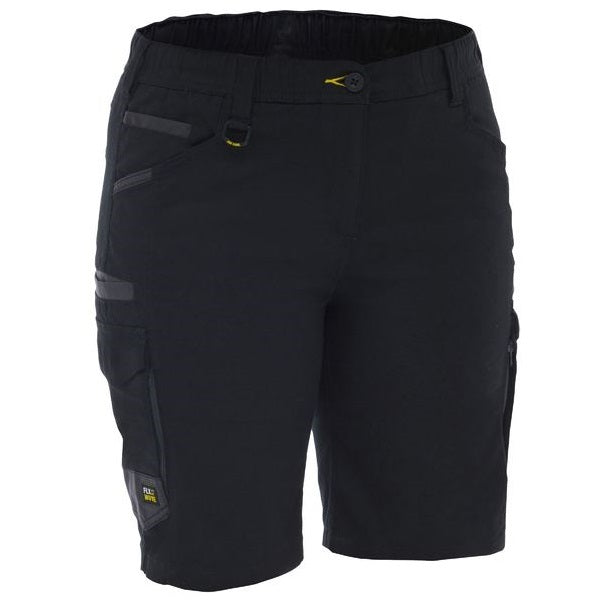 Bisley BSHL1338 Womens FLX & Move™ Elastic Waist Cargo Shorts