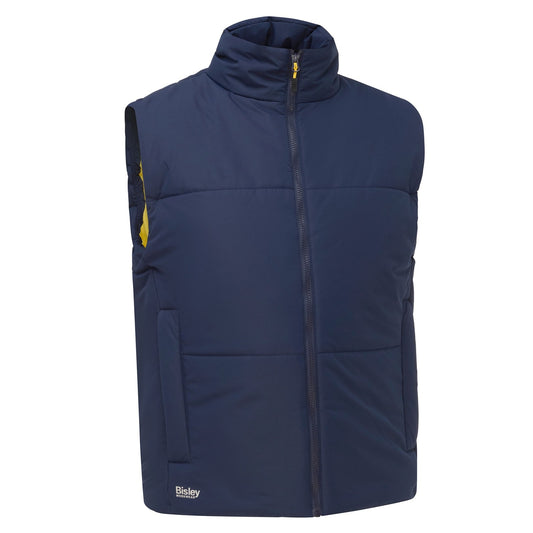 Bisley BV0333 Insulated Puffer Vest - men's navy blue puffer vest