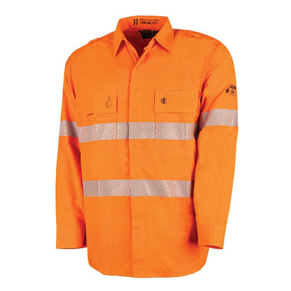 Bool BW1505T1 Lightweight PPE1 FR Shirt With Segmented FR Reflective Tape