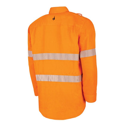 Bool BW1505T1 Lightweight PPE1 FR Shirt With Segmented FR Reflective Tape