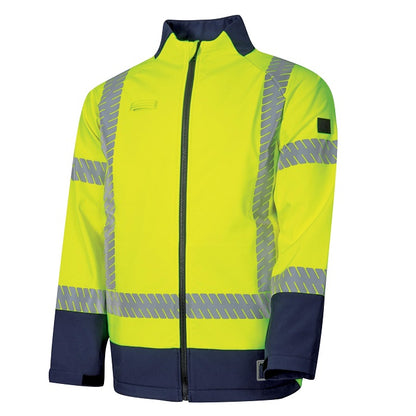 Bool BW2300T8 HiVis PPE2 Softshell Jacket with Segmented FR Reflective Tape