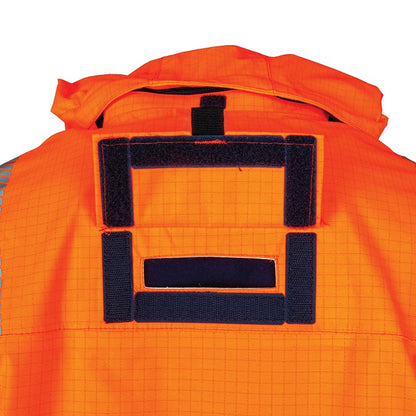 Bool BW2340T4 FR PPE3 Hi-Vis Parka With Zip-Off Sleeves And Segmented FR Tape