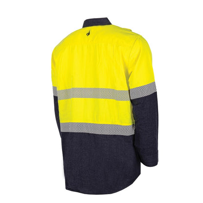 Bool BW2505T1 Lightweight PPE1 Two Tone FR Shirt With Segmented FR Reflective Tape