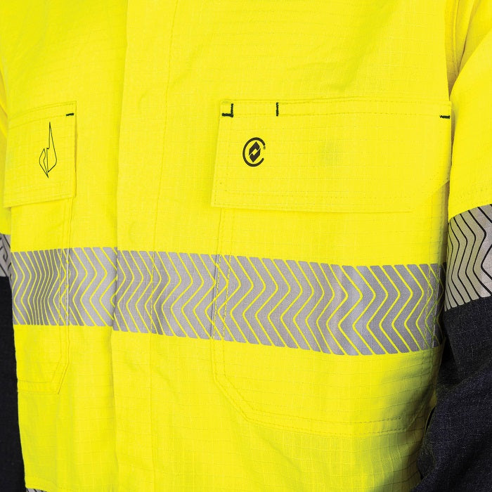 Bool BW2505T1 Lightweight PPE1 Two Tone FR Shirt With Segmented FR Reflective Tape