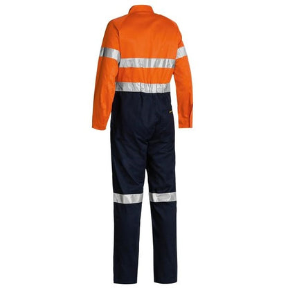 Bisley BC6719TW Two Tone HiVis Lightweight Coverall 3M Reflective Tape