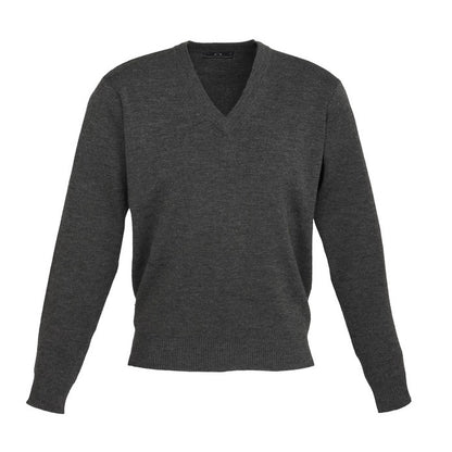 Mens Lightweight premium knit corporate easy care Biz Collection WP6008 Woolmix Mens Knit Pullover