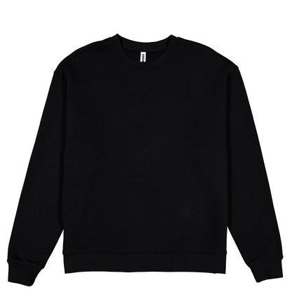 Black sweatshirt on a white background