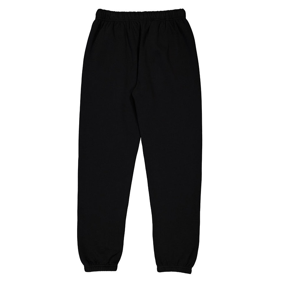 Black sweatpants on a white background