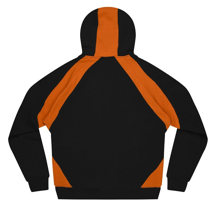 Black and orange Aussie Pacific N1509 Huxley Mens Hoodie rear view