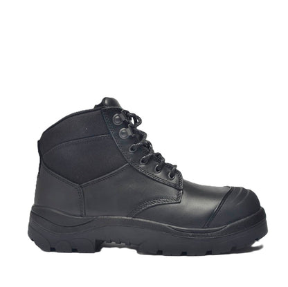 Wide Load 690BZ Black 6 Zip Side Safety Boots