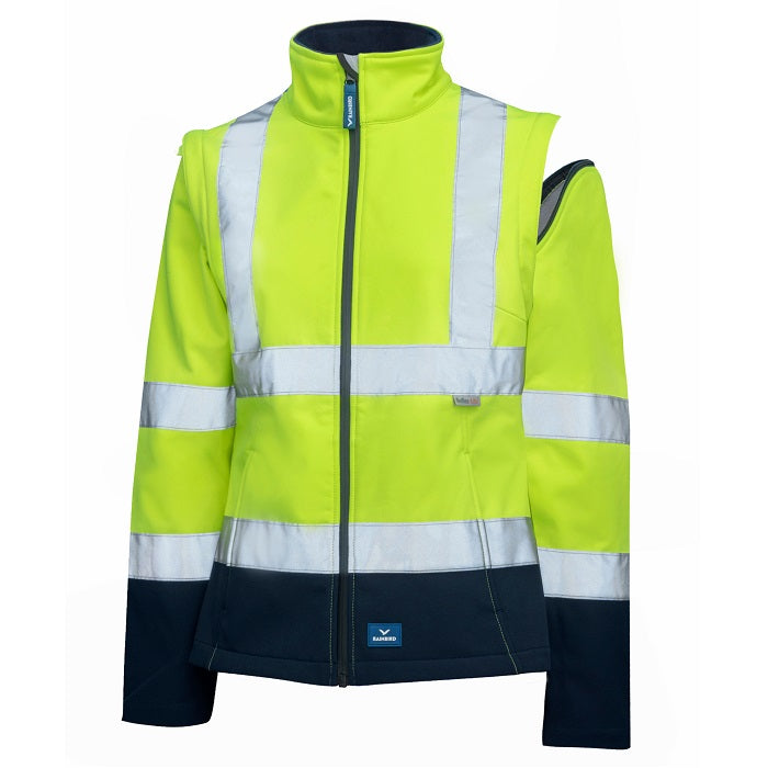 Rainbird 8527 Carroll Ladies Soft Shell HiVis Jacket