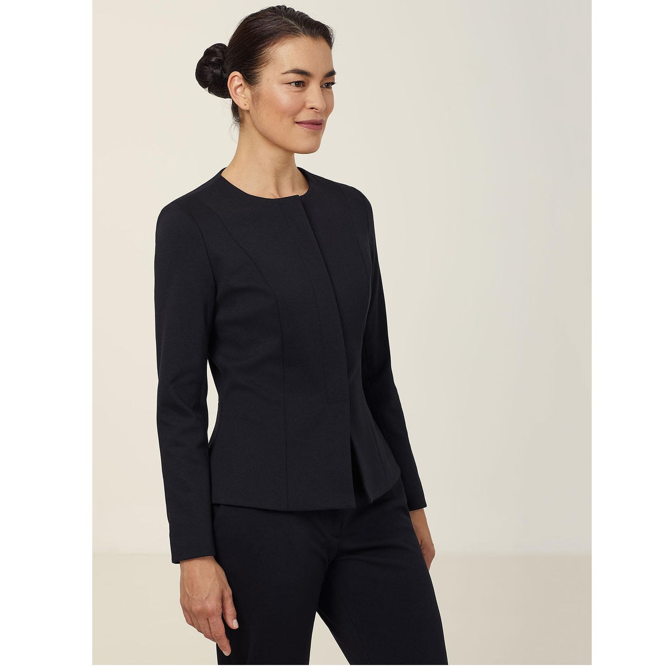 NNT CAT1E3 Ponte Knit Cropped Jacket