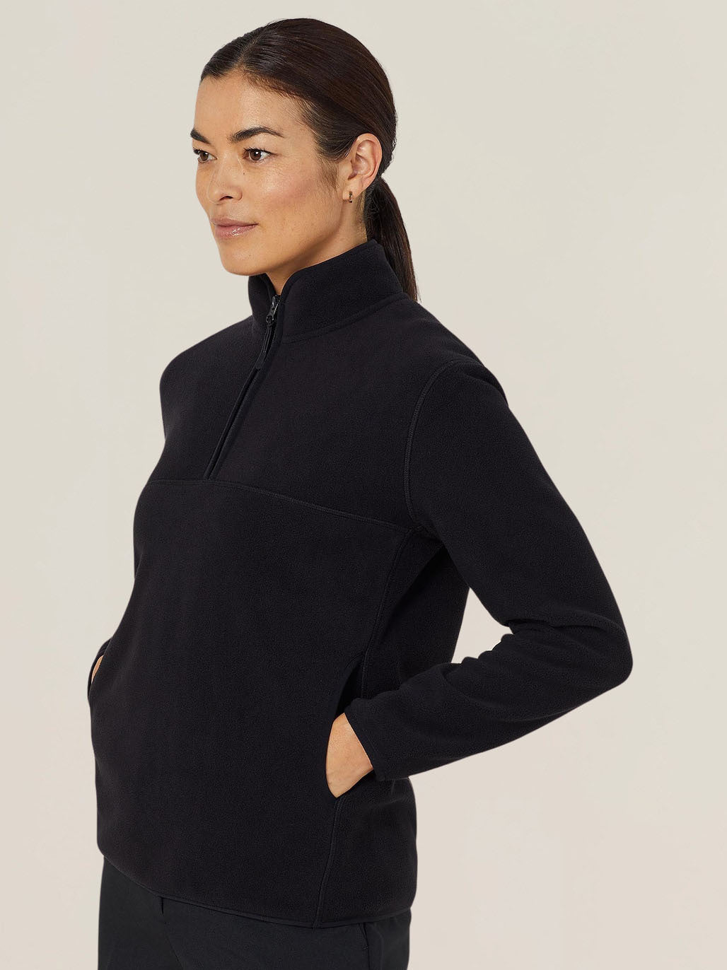 NNT CAT1GT Womens Polar Fleece Zip Neck Pullover