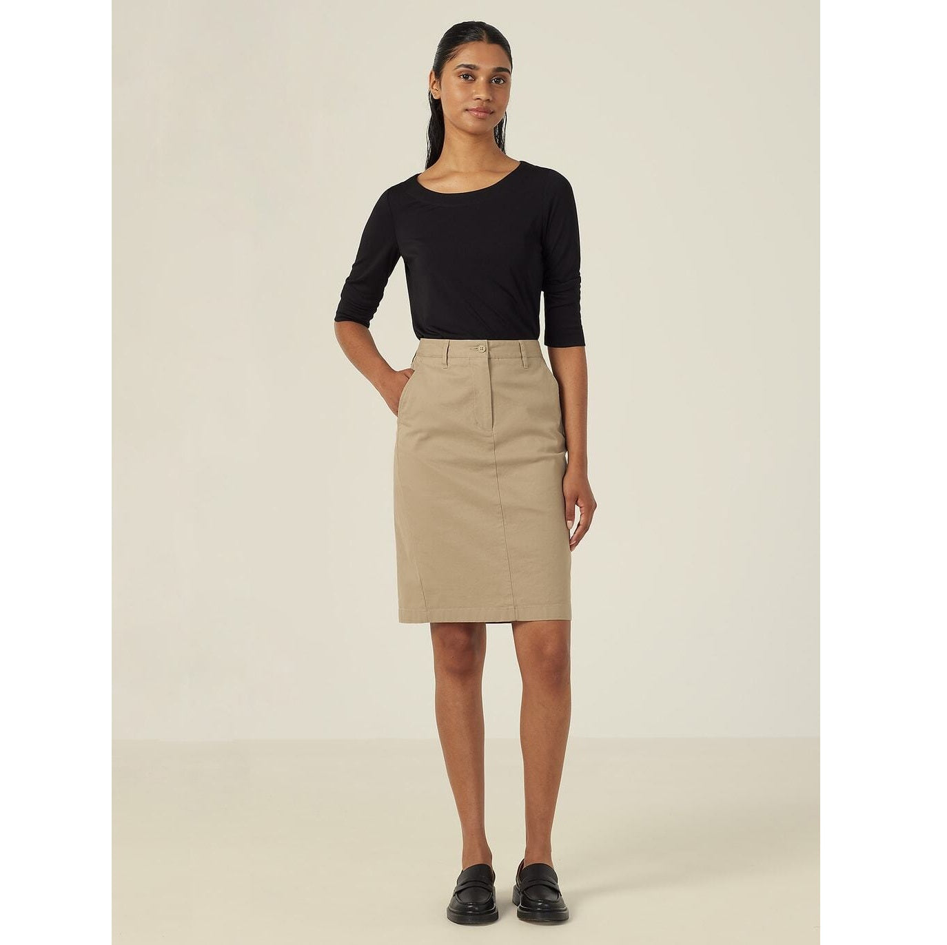 NNT CAT2RL Stretch Cotton Chino Skirt