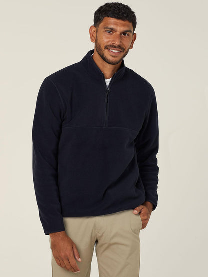 NNT CATBE9 Polar Fleece Zip Neck Pullover