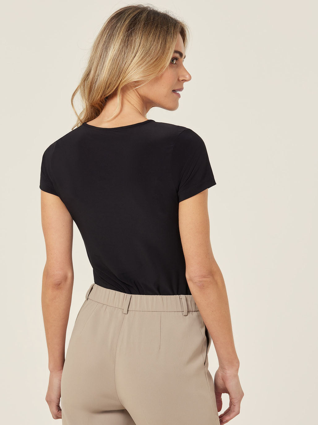 NNT CATU64 Ladies S/S Round Neck T Top Blouse