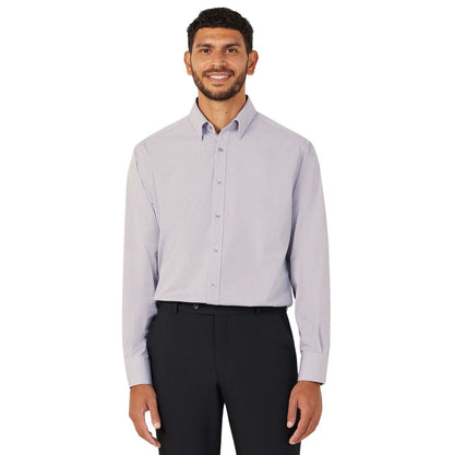 NNT CATDGZ Long Sleeve Button Down Under Collar Shirt