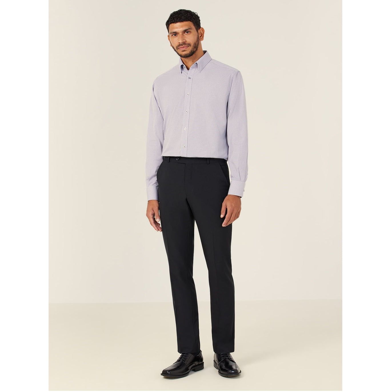 NNT CATDGZ Long Sleeve Button Down Under Collar Shirt
