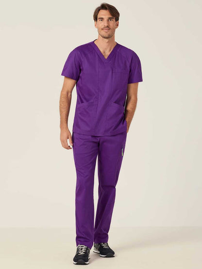 NNT CATRFV Unisex Carl V-Neck Style Scrub Top