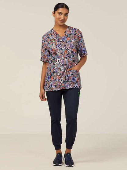 NNT CATRG9 Unisex Water Dreaming Scrub Top