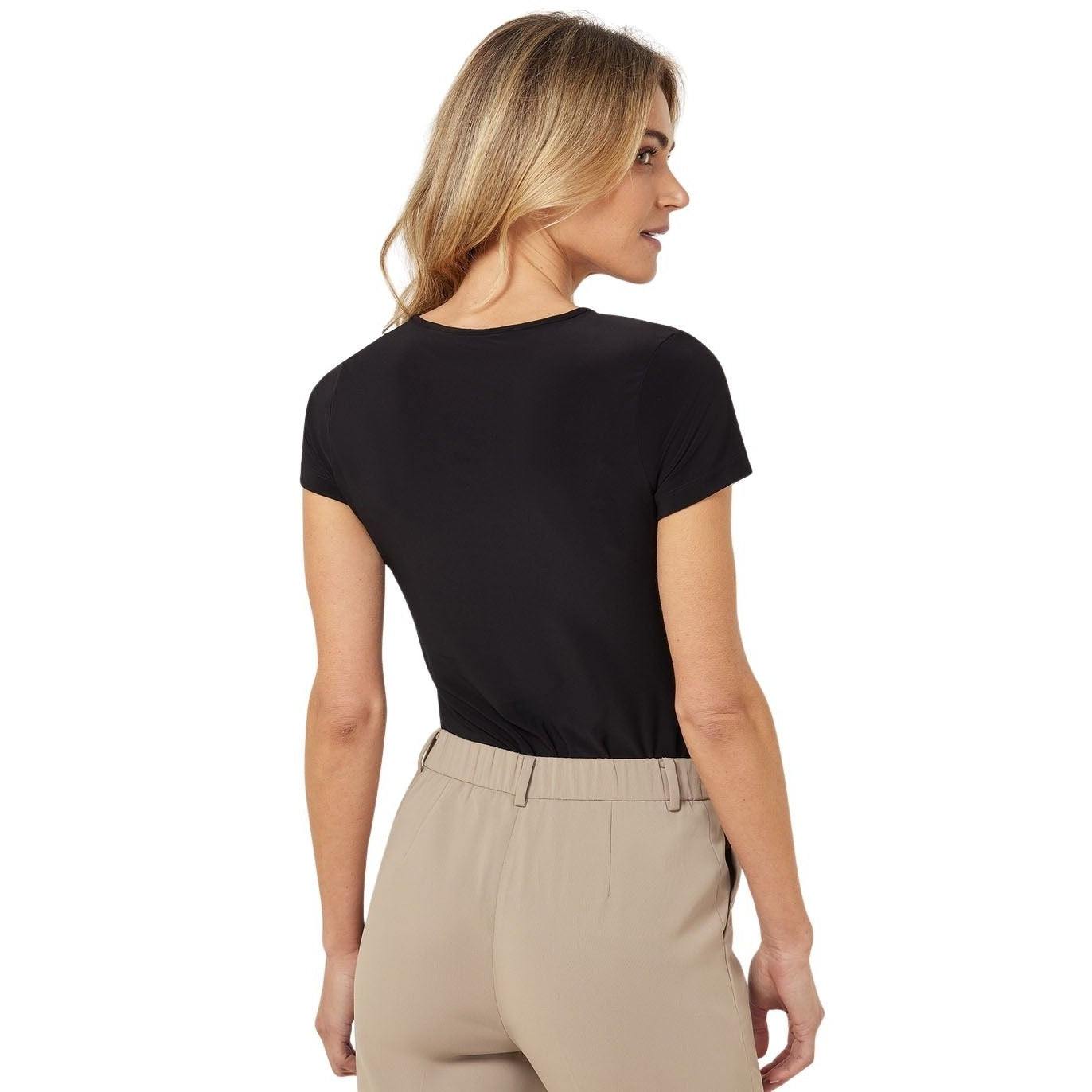 NNT CATU64 Ladies S/S Round Neck T Top Blouse