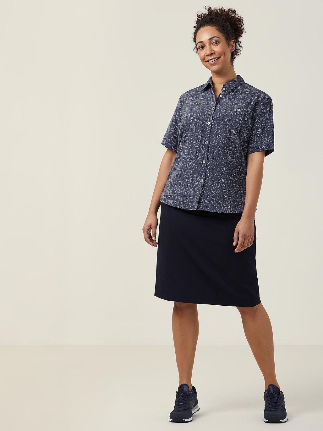 NNT CATU7H Silvi Spot Print S/S Shirt