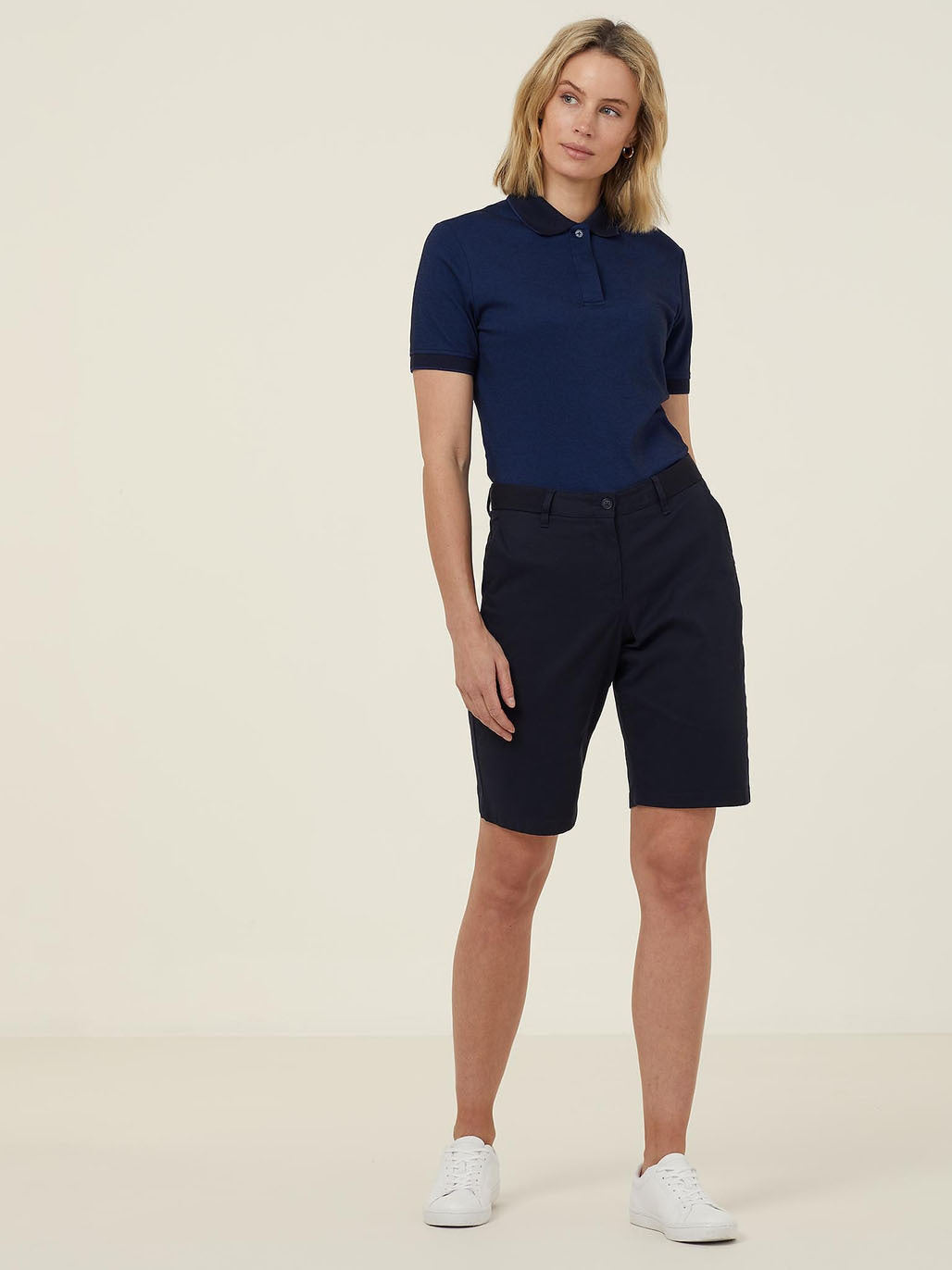 NNT CATUF9 Textured Women's Short Sleeve Polo