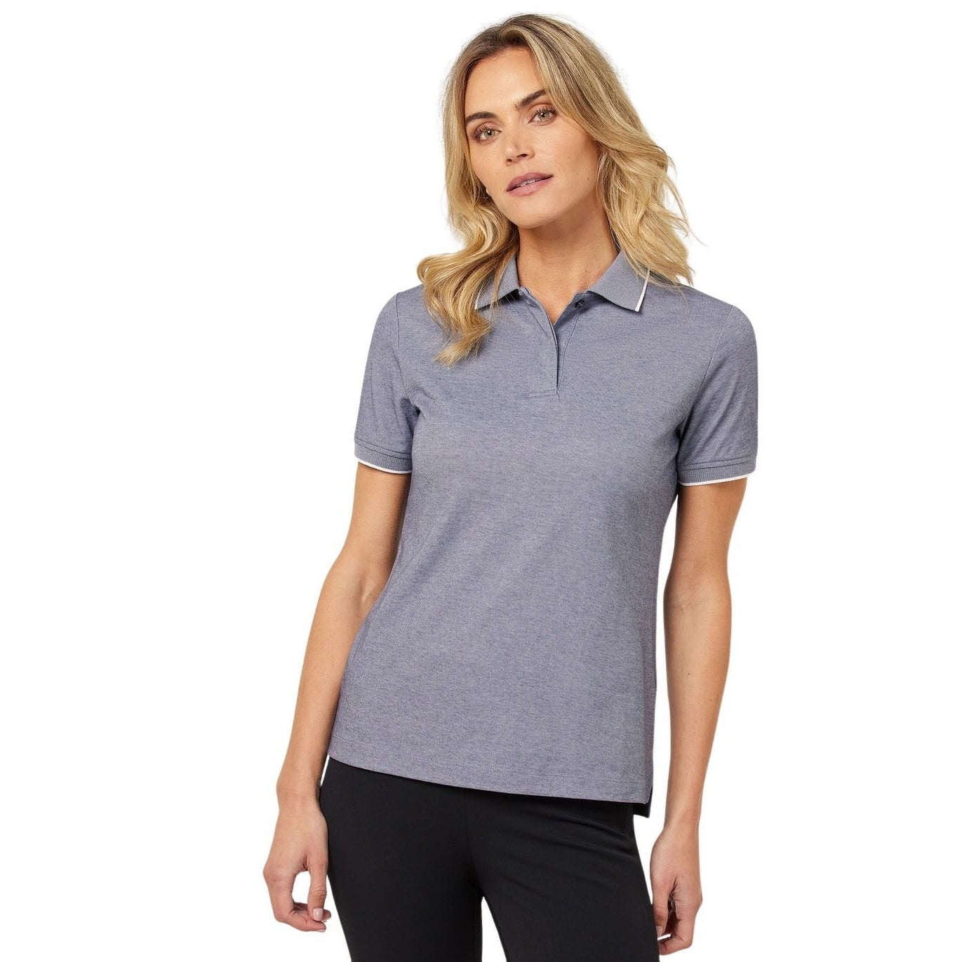 NNT CATUF9 Textured Women's Short Sleeve Polo
