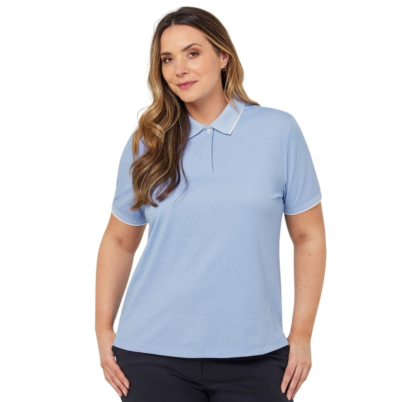 NNT CATUF9 Textured Women's Short Sleeve Polo
