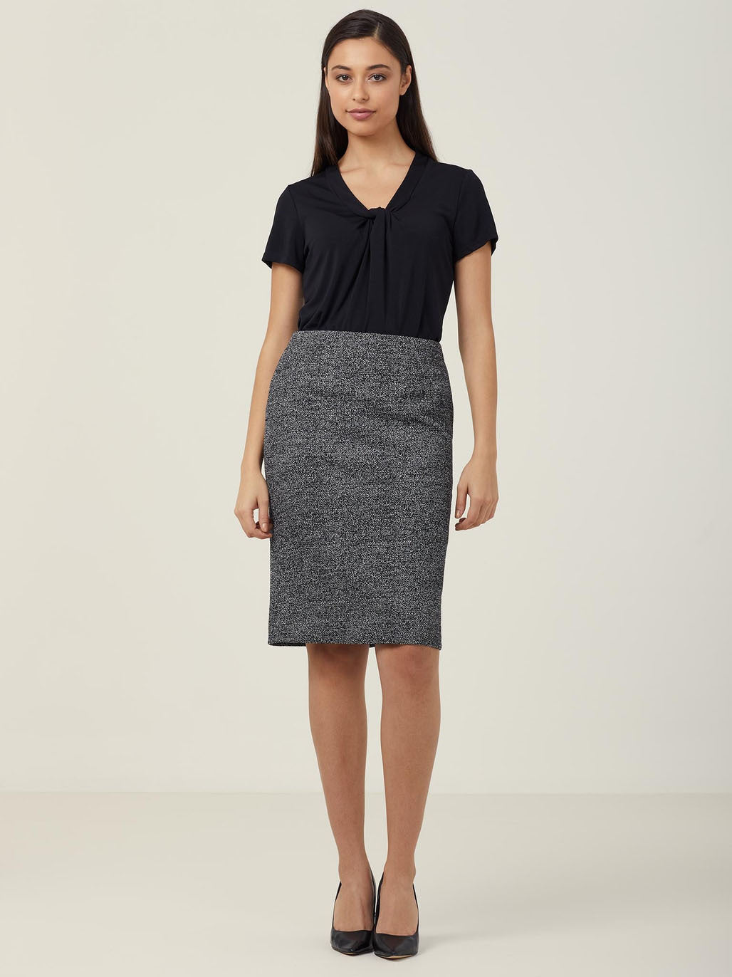 NNT CATUFS Matt Jersey Twist Neck S/S Top