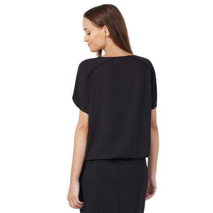 NNT CATUQT Georgie Short Sleeve Rib Hem Top