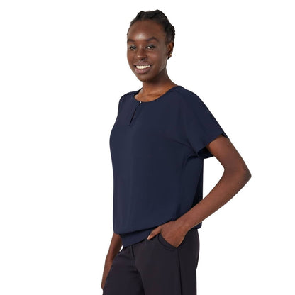 NNT CATUQT Georgie Short Sleeve Rib Hem Top