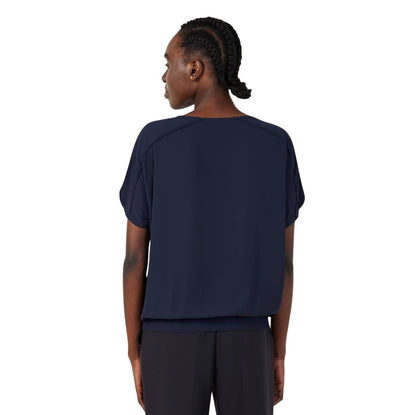 NNT CATUQT Georgie Short Sleeve Rib Hem Top