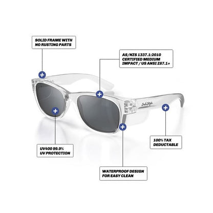 SafeStyle CCT100 Classics Clear Frame Tinted Lens