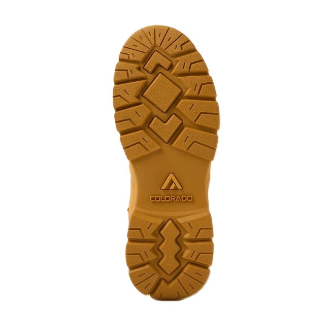 Wheat Safety Boots CF12343 Sole with Colorado Logo