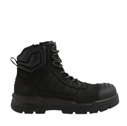 Black tactical airport friendly Colorado CF12346 Shoval Zip-sided Scuff Cap Safety Boots