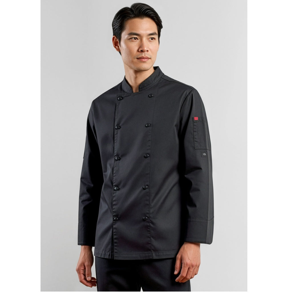Biz Collection CH430ML Mens Gusto Long Sleeve Chef Jacket