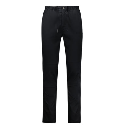 mens black tailoured fit front pockets professional kitchen wear Biz Collection CH432M Mens Saffron Chef Flex Pant