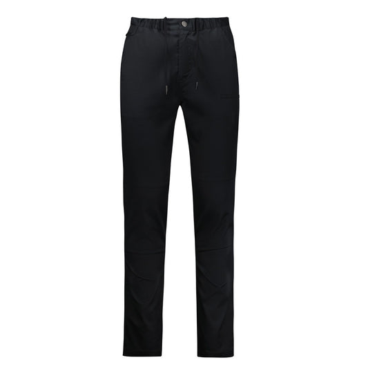 mens black tailoured fit front pockets professional kitchen wear Biz Collection CH432M Mens Saffron Chef Flex Pant