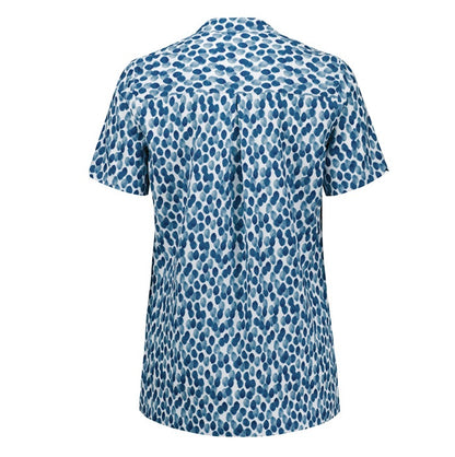 Biz Care CS450LS Womens Florence Stardust Print Tunic