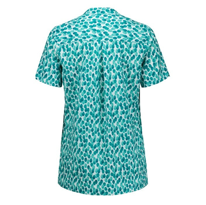 Biz Care CS450LS Womens Florence Stardust Print Tunic